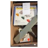 MISC WOOD WORKING ITEMS-LATHE BRACE, CLAMPS,