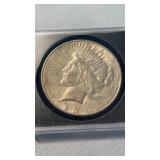 1923-S SILVER PEACE DOLLAR