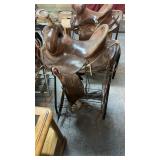 BUCK & KNAPP CUSTOM SADDLE, HELENA, MONTANA