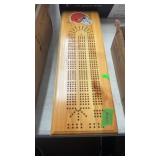 CLEVLAND BROWNS CRIBBAGE BOARD