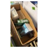 BX W/ MAN BAR SOAP & BX W/ TOWEL HOLDER, TOILET