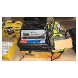 RYOBI SANDER, BATTERY CHARGER, TOOLBOX AND MORE