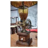 COFFEE GRINDER BRASS LAMP