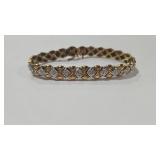 925 GOLD TONE & CZ BRACELET