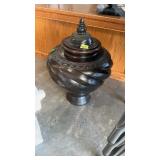 TERRACOTTA LIDDED URN