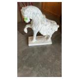 TROJAN HORSE PLASTER SCULPTURE
