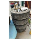 4- TOYO OPEN COUNTRY A/T 255/60R17 TIRES W/ RIMS