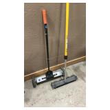18' MAGNET SWEEPER AND SHOP BROOM