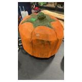 LOG CARVED PUMPKIN