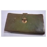 CROSS VTG LEATHER PORTABLE DESK W/ BAKELITE