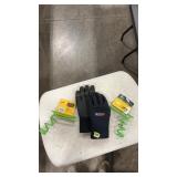 NEO GEAR GLOVES SZ L AND BUCKET ROD HOLDERS