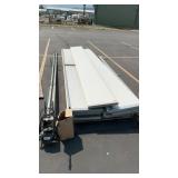 16' X 16' GARAGE DOOR W/ RAILS AND MOTOR