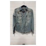 DOUBLE D RANCH DENIM SHIRT SZ S