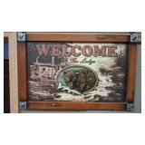 WELCOME TO THE LODGE WALL ART