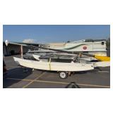 1982 HOBIE CAT-16 SAILBOAT WITH TRAILER