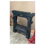 2 STANLEY PLASTIC SAW HORSES