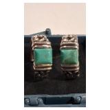 925 & TURQUOISE BALFOUR EARRINGS