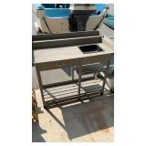 WOODEN GARDEN POTTING BENCH