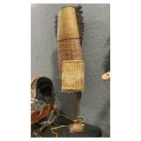 WALL ART BASKET  & ACCENT LAMP
