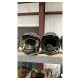 TWO ATV HELMETS, SZ M