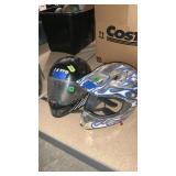 MOTORCYCLE HELMET SZ M + ATV HELMET SZ L