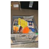 ASSORTED CHAIN SAW CHAINS, OIL AND ACCESSORIES