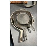 3 - CAST IRON CONTEMPO PANS