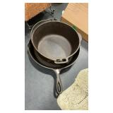 CAST IRON LODGE #10 FRY PAN & DUTCH OVEN