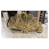 BRASS FIREPLACE SCREEN