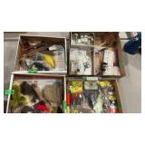 SUPER AA FLY TYING VISE W/ ASSORTED ACCESSORIES