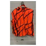 FOUR ASSORTED ORANGE HUNTING VESTS