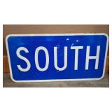 SOUTH HIWAY METAL  SIGN