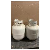 2- 25 LB PROPANE TANKS
