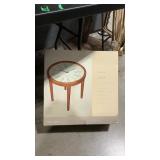 CLOCK TABLE W/ BOX