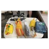 ASSORTED RAFTING ROPES + ACCESSORIES