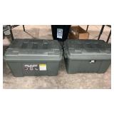 2 PLANO 14 GALLON HARD CASES