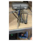ASSORTED T-HANDLE SOCKET WRENCHES