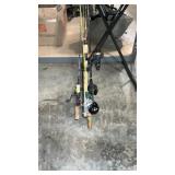 GROUP OF ASSORTED FISHING POLES