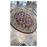 ROUND WOOL AREA RUG