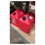2 - 5 GALLON FUEL CANS