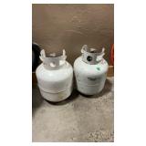 2- 25 LB PROPANE TANKS