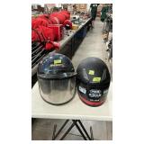 TWO MOTORCYCLE HELMETS SZ 2XL