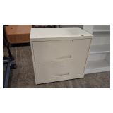2 DRAWER HORIZONTAL FILING CABINET