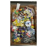 FISHING SPINNERS, PLASTICS, JIGS + MORE