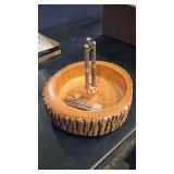 VTG SHELLED NUT BOWL & TOOLS