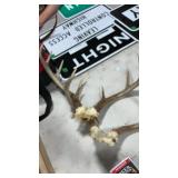 TWO SETS WHITETAIL DEER ANTLER MOUNTS