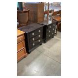 2 - ESPRESSO 2 DRAWER NIGHT STANDS