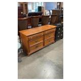 6 DRAWER OAK  DRESSER