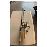 DEFY SILVER + QUANTUM SPIN RODS W/ REELS