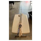 THREE ASSORTED FISHING POLES 6'-6.5'